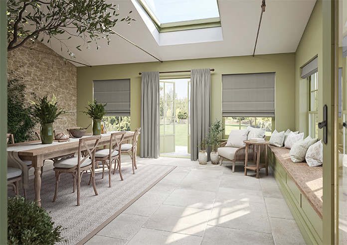 Soft Chevron, Brown - Made to Measure Curtains - Image 8